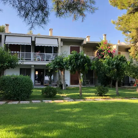 ανεμπόδιστη θέα με κήπο και πισίνα